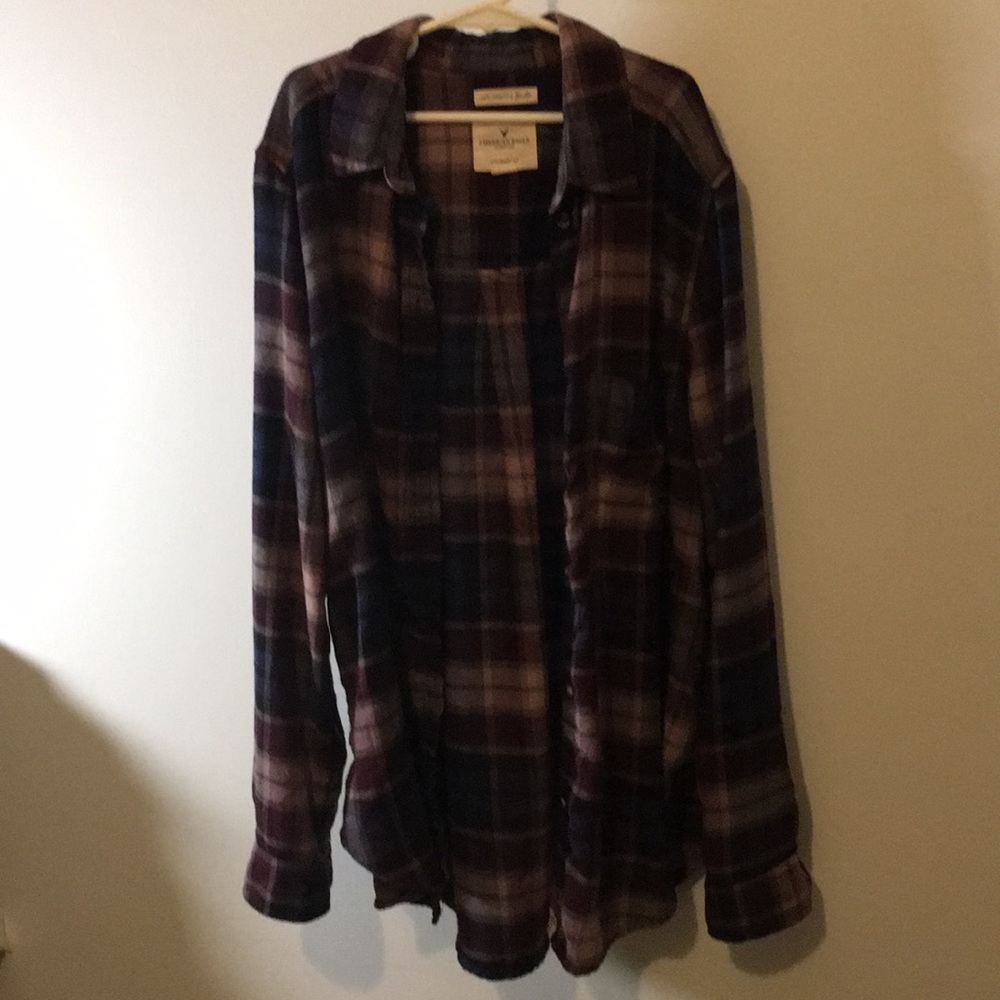 Flannel soft American eagle shirt